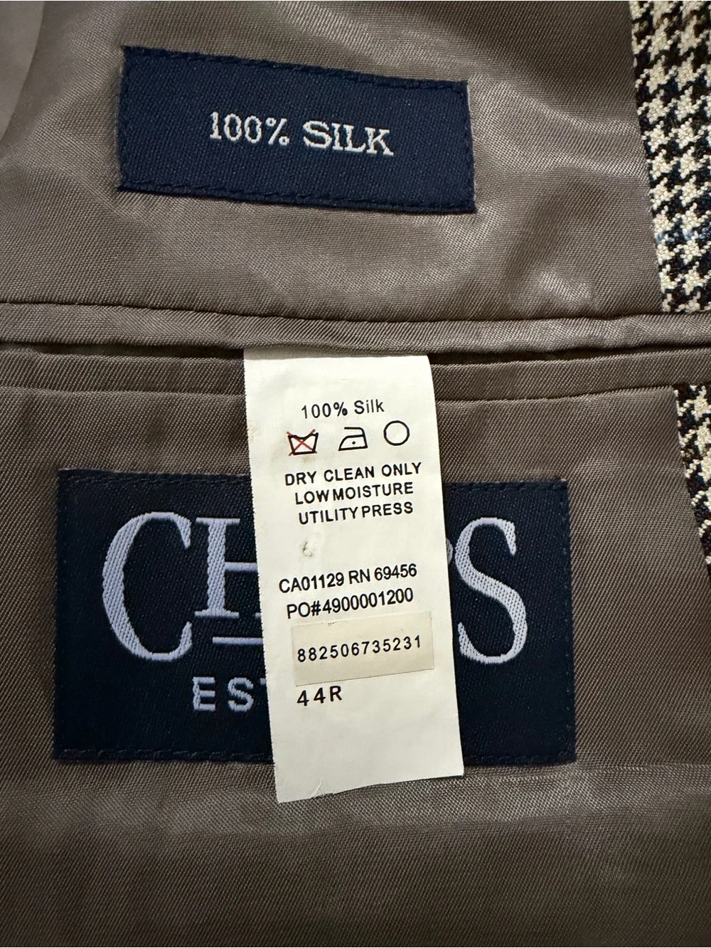 Chaps Men's Glen Plaid Sport Coat - Grey